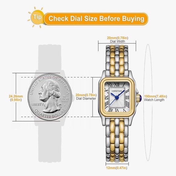 Women's Gold and Silver Watch - Picture 5 of 5